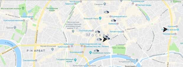 Пришельцы зачастили в Москву