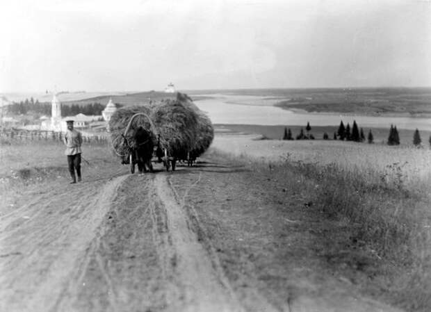 Русская деревня начала XX века на старых фотографиях.