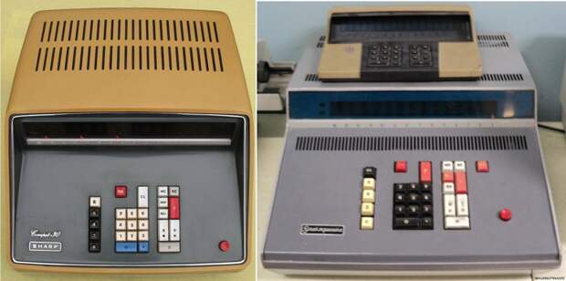 Sharp Compet CS-30A, 1967 год, и «Электроника ДД», 1968 год
