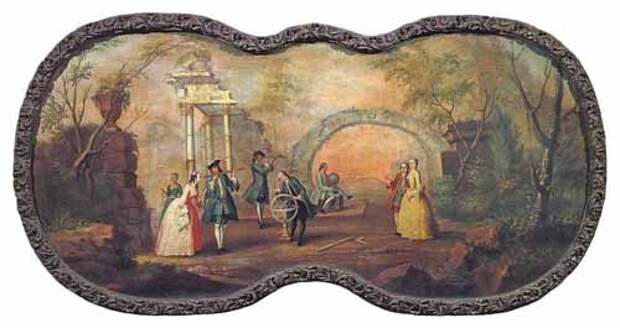 Галантные сцены в иллюстрациях Российского художника XVIII столетия.