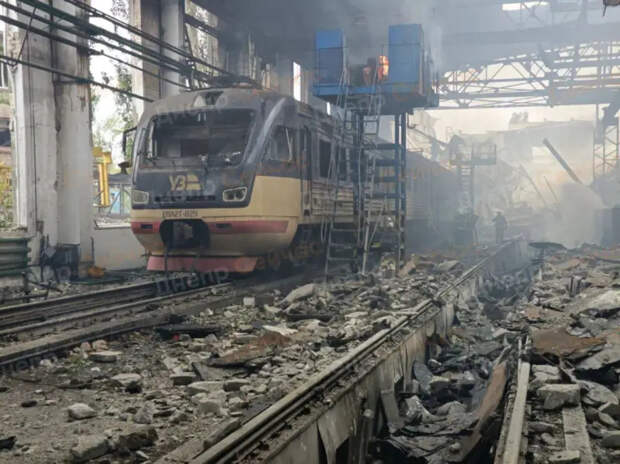 Основной целью ракетного удара ВС России в Днепропетровске было локомотивное депо