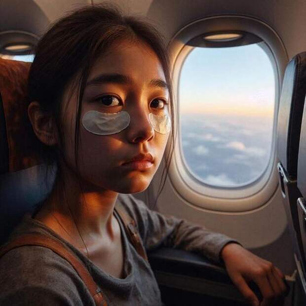Косметолог объяснила, почему патчи в самолете вредят коже
