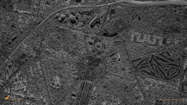 satellite image Capella Delhi