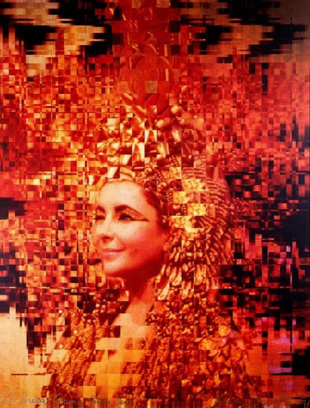 Элизабет Тейлор, Ричард Бернштейн, 1991 год. \ Фото: pinterest.com.