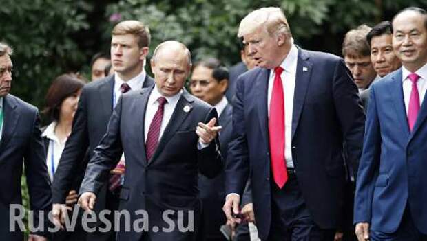 В Кремле объяснили срыв отдельной встречи Путина и Трампа на саммите АТЭС | Русская весна