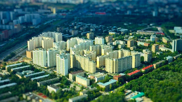 Игрушечная родина: городские пейзажи России в объективе tilt-shift