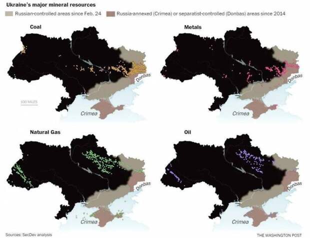 Западная пресса: Выгода России от присоединения Юго-Востока Украины – более 12 трлн долларов
