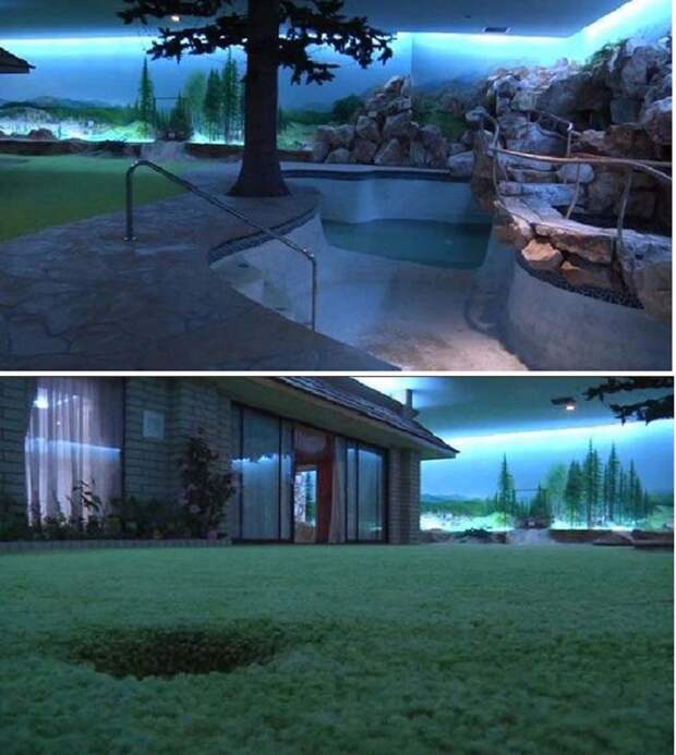 Снаружи - заурядный дом, каких миллионы, а в подвале - сюрприз с эффектом защиты от радиоактивных осадков