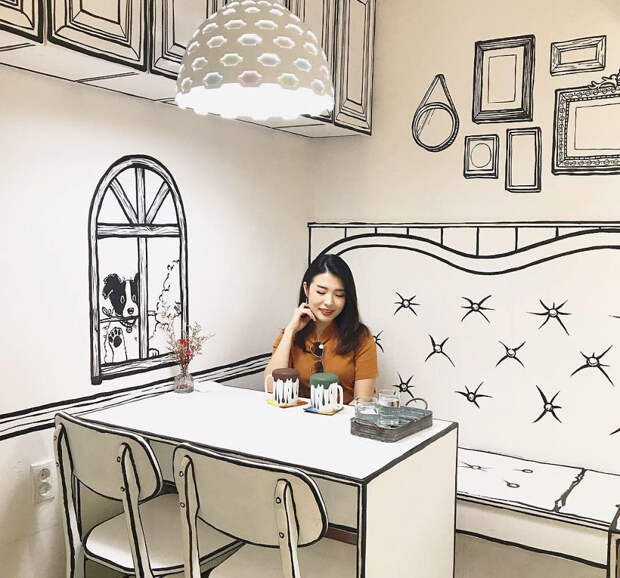 In Seoul, This Unusual Cafe Makes Its Customers Feel In A Comic Book