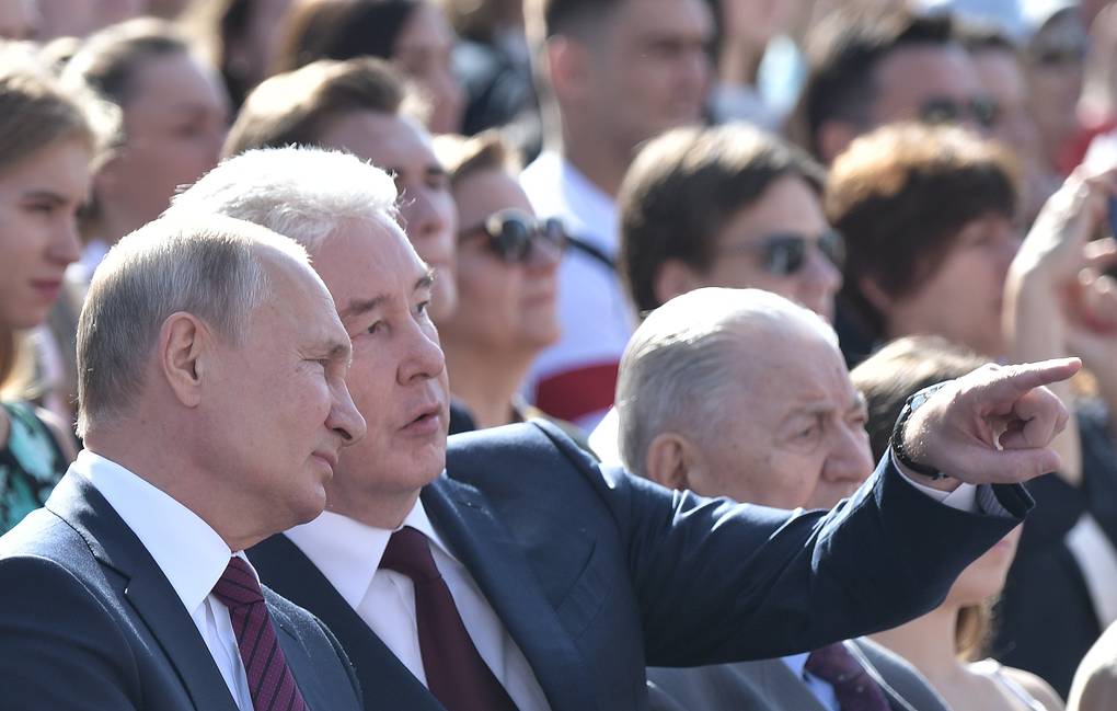 Президент России Владимир Путин и мэр Москвы Сергей Собянин Алексей Никольский/пресс-служба президента РФ/ТАСС