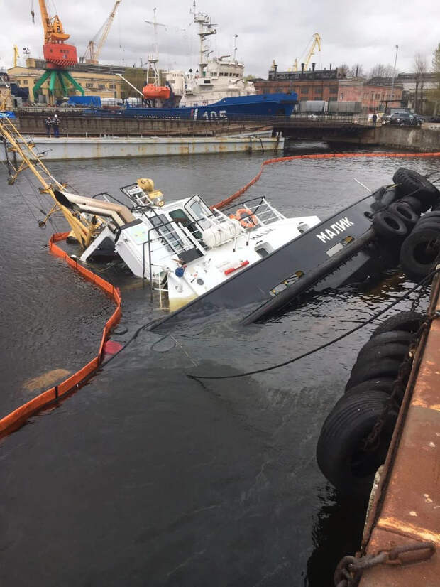 Ущерб Финскому заливу от затонувшего буксира «Малик» оценили в миллион рублей