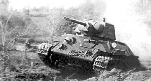 Как танк Т -34 сбил немецкий самолет