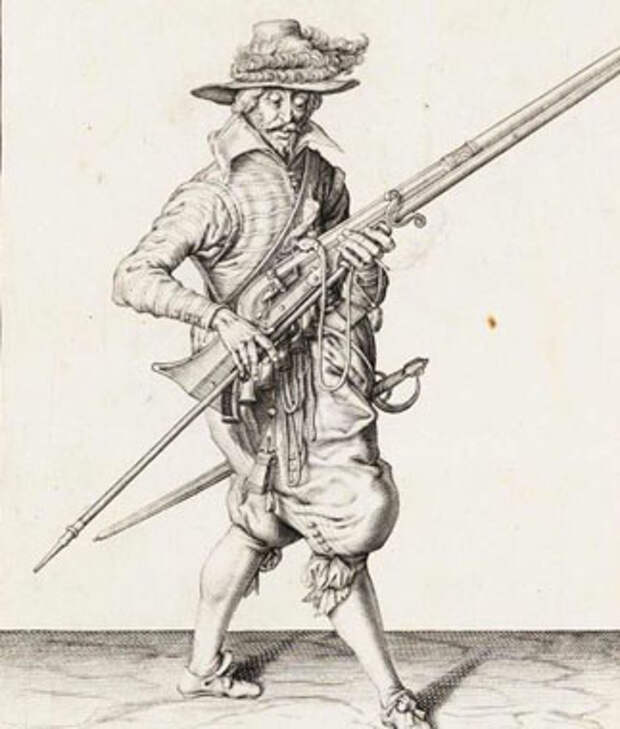 Мушкетер в широкополой шляпе, XVII век