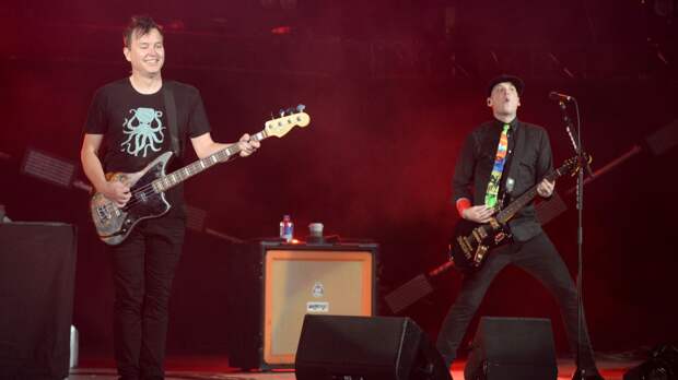 Mark Hoppus and Matt Skiba of Alkaline Trio