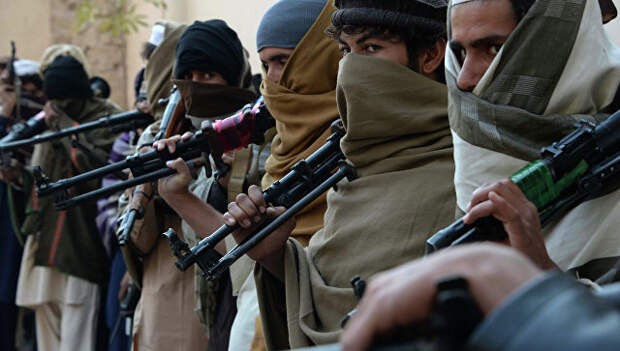 Члены движения Талибан, Афганистан. Архивное фото
