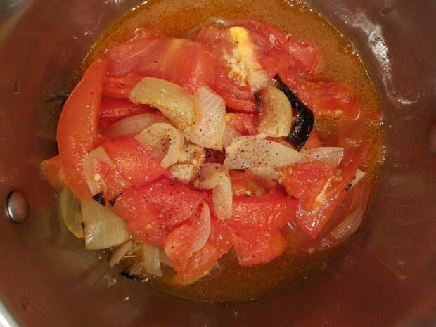 Cуп из запечённых помидор в лодочке с запеченным сыром «Чеддер» (Roasted Tomato Soup and Grilled Cheese Bread Bowl) Еда, Кухня, Рецепт, Фоторецепт, Суп, Рецепты тралекс, Рецепт вкуса, Обед, Длиннопост