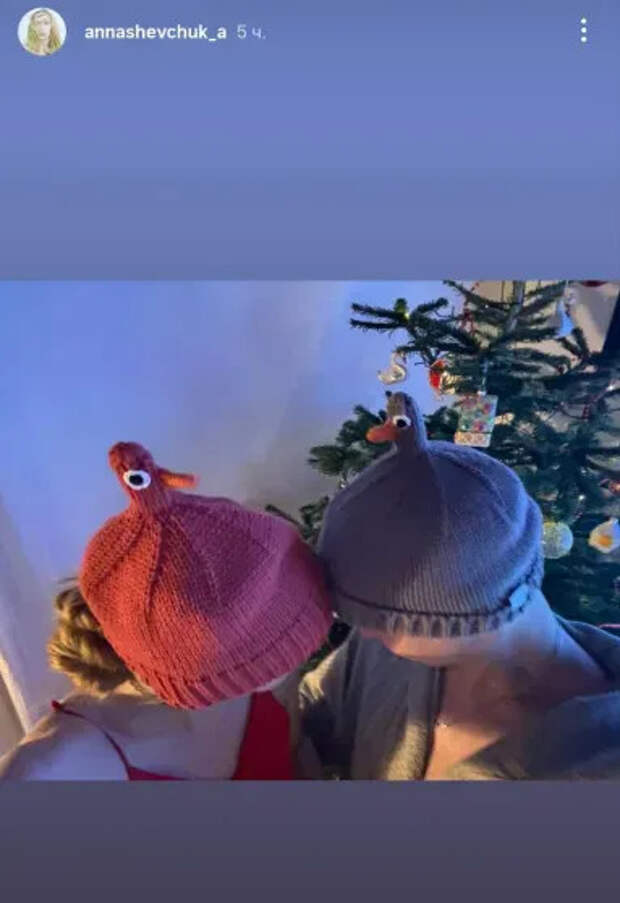 Новый год у Юры Борисова и Анны Шевчук