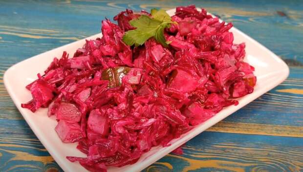 Дачный салат из свеклы. Такой вкусный, что ела бы каждый день