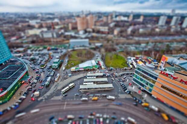 Игрушечная родина: городские пейзажи России в объективе tilt-shift
