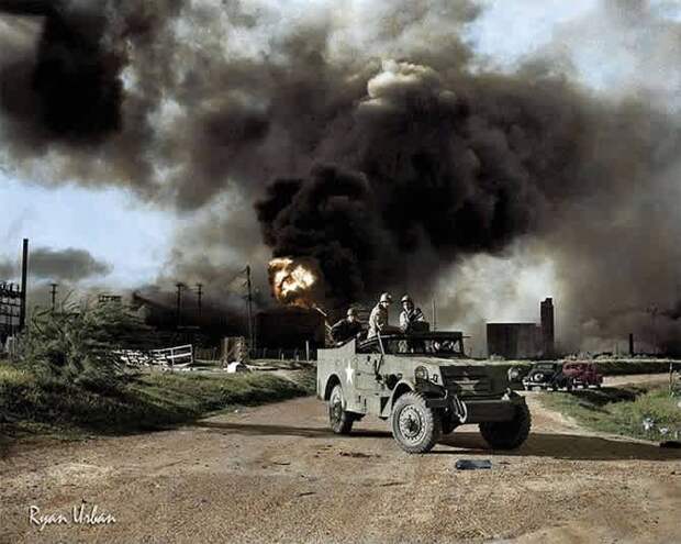 взрыв, военные, огонь