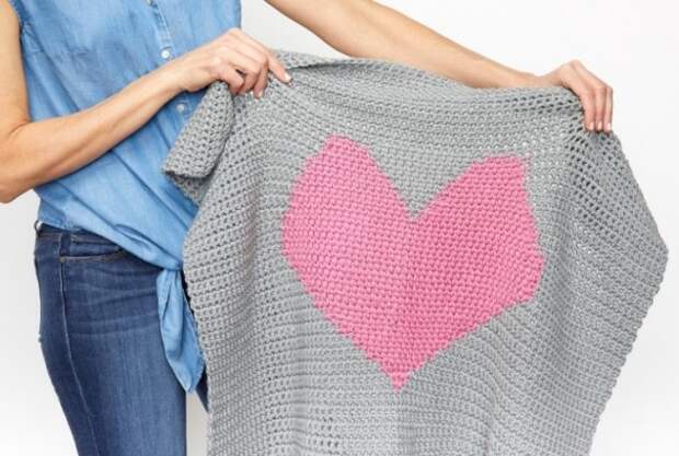 Как связать плед крючком — 5 бесплатных схем