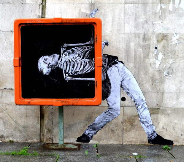 Уличный художник Levalet Уличный художник Levalet