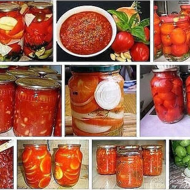 Баклажаны в томатах