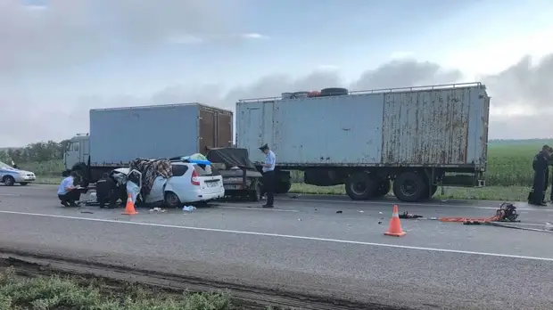 В Волгоградской области в результате ДТП погибли пять человек