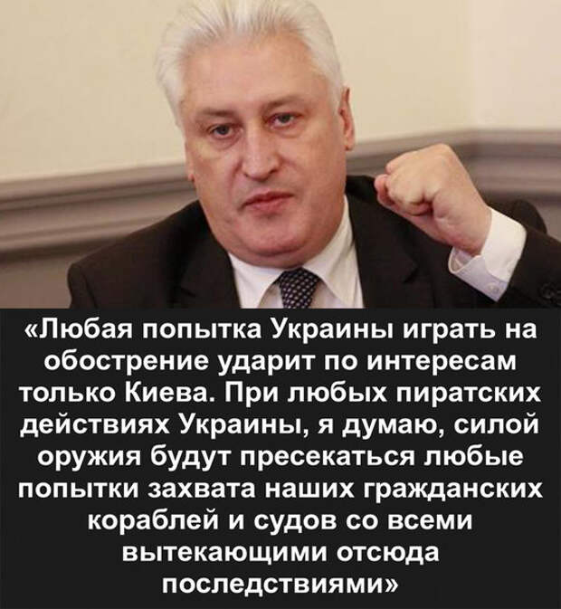 В Москве заявили о готовности силовым путем пресечь попытки Украины обострить ситуацию в Азовском море В Москве заявили о готовности силовым путем пресечь попытки Украины обострить ситуацию в Азовском море