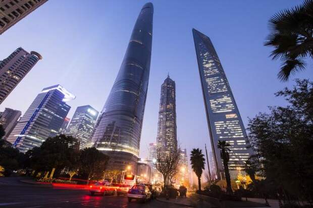 Shanghai Tower в городе Шанхай — Китай