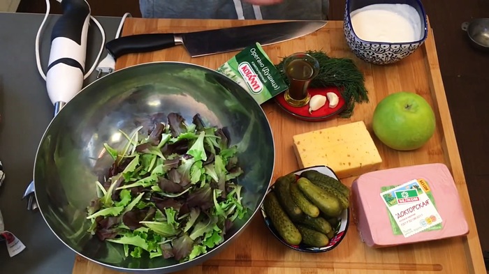 Салат с Йогуртовым соусом салат, Йогуртовый соус, Готов Готовить, кухня, кулинария, рецепт, длиннопост, Кулинарная мастерская