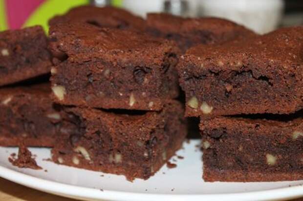 Шоколадный брауни (brownie) в домашних условиях, быстрый рецепт. Этап: 14