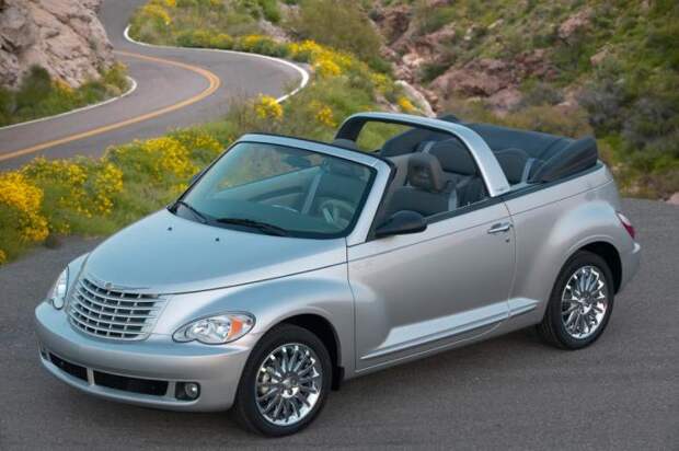 Американский ретро-кабриолет Chrysler PT Cruiser Convertible.