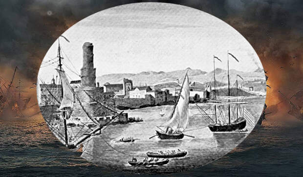 Иллюстрация Порт-Рояля до 1692 года.