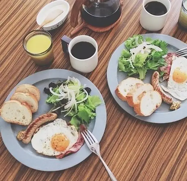 Красивые фото завтраков для инсты