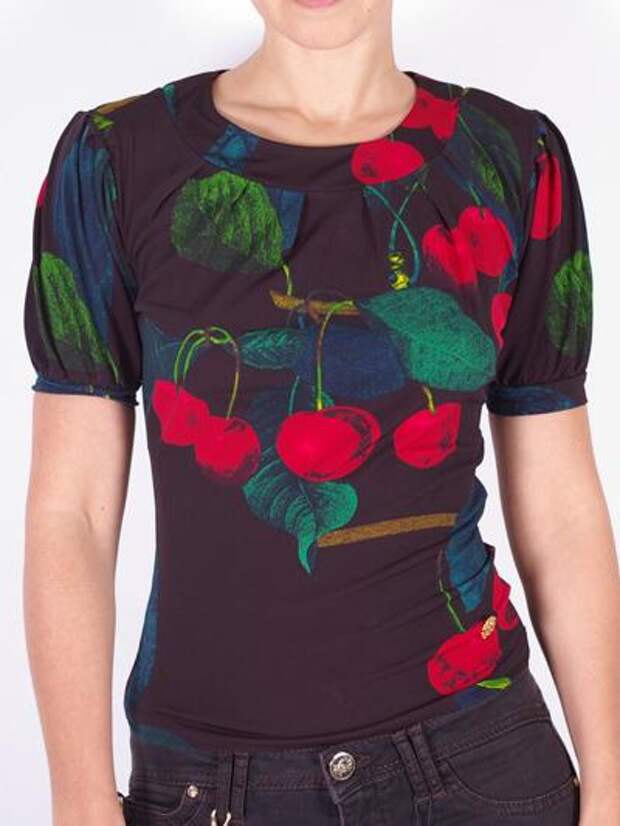 Roberto Cavalli Short T-shirt For Women-Black