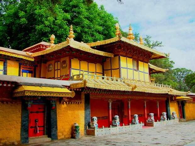 Дворцовый комплекс Норбулинка, Лхаса. Тибет