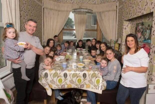 42летняя британка родила 20го ребенка