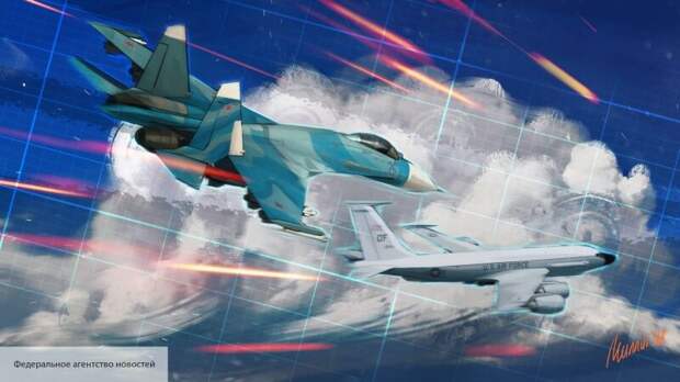 Sohu: маневр Су-27 над Балтикой обратил в бегство американские ВВС 
