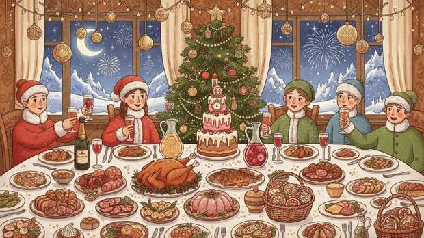 Диетолог Королёва: необязательно отказываться от вредных продуктов на Новый год