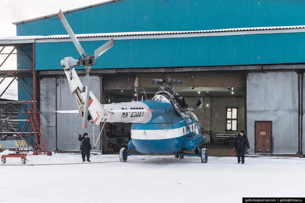 ангар вертолёт Ми-8, Красавиа