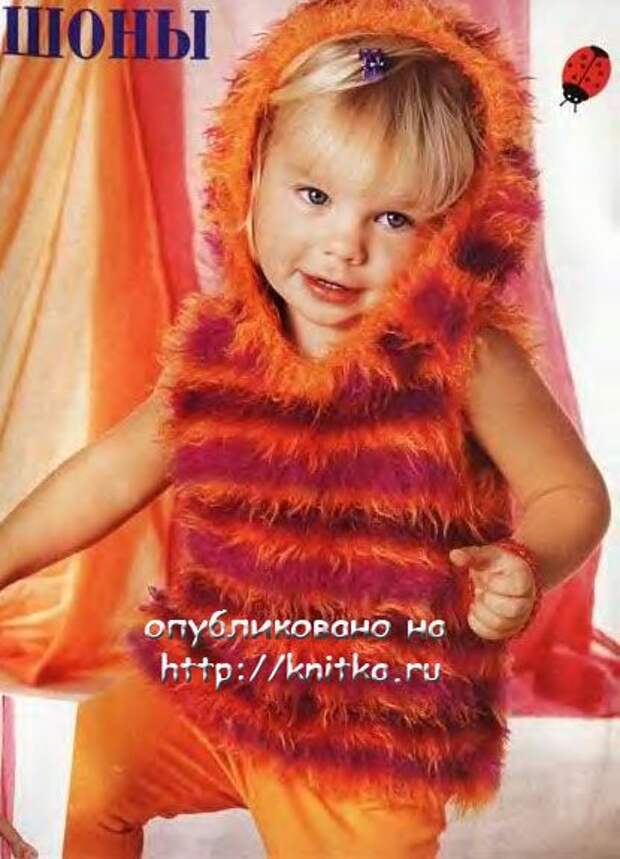 Вязание спицами капора