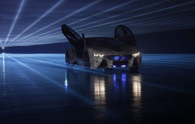 БМW обои, концепт-кар,  BMW Vision EffecientsDynamics, гибрид BMW i8