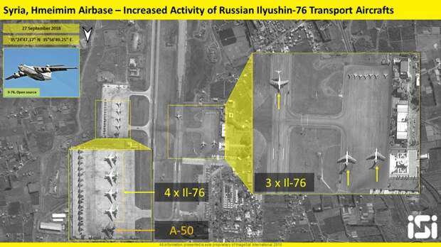 Повышенная активность в Сирии: прибыло еще семь Ил-76МД и Ан-124 с С-300