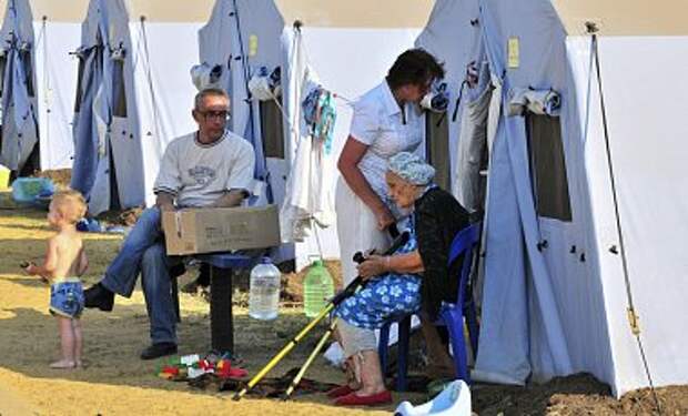 Украинских беженцев начинают переселять из Крыма Украинских беженцев начинают переселять из Крыма