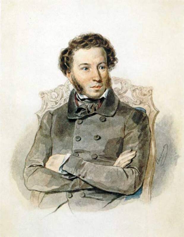 Соколов - Портрет А.С. Пушкина. 1836