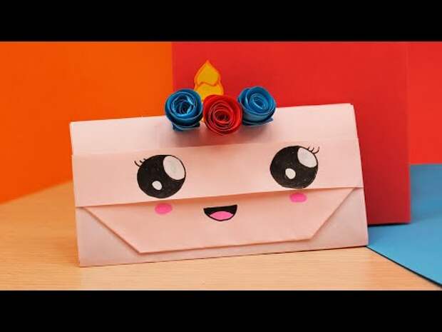 Кошелек из бумаги / Оригами для начинающих / Как сделать сумочку кошелек...