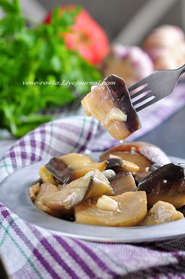 Турецкая кухня: Быстро маринованные баклажаны (Çabuk patlıcan turşusu)