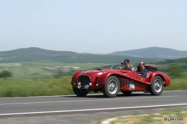 Mille Miglia легендарный авто пробег ретро автомобилей в Италии