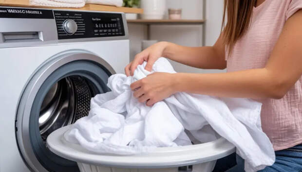 Кладу 1 ложку в барабан — даже серая тряпка гарантировано станет белее снега: работает круче химии